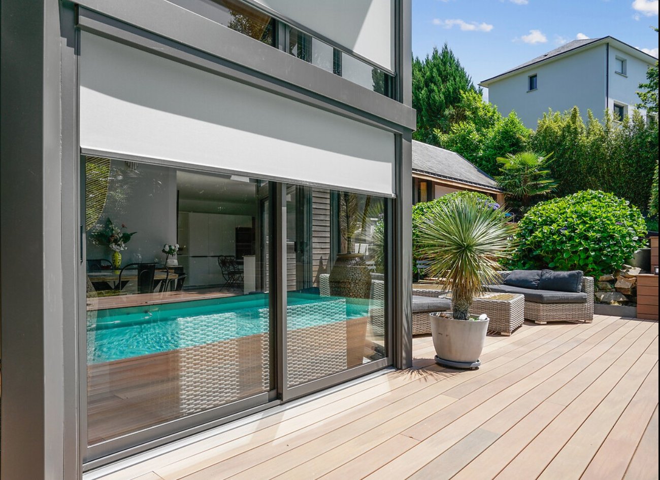 Maison du port à Vannes, menuiseries et protections solaires